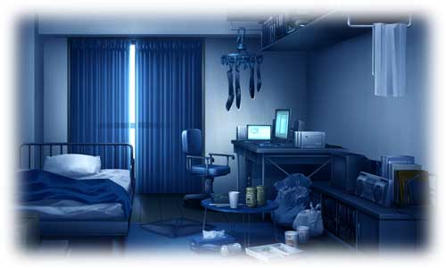 主人公の部屋
